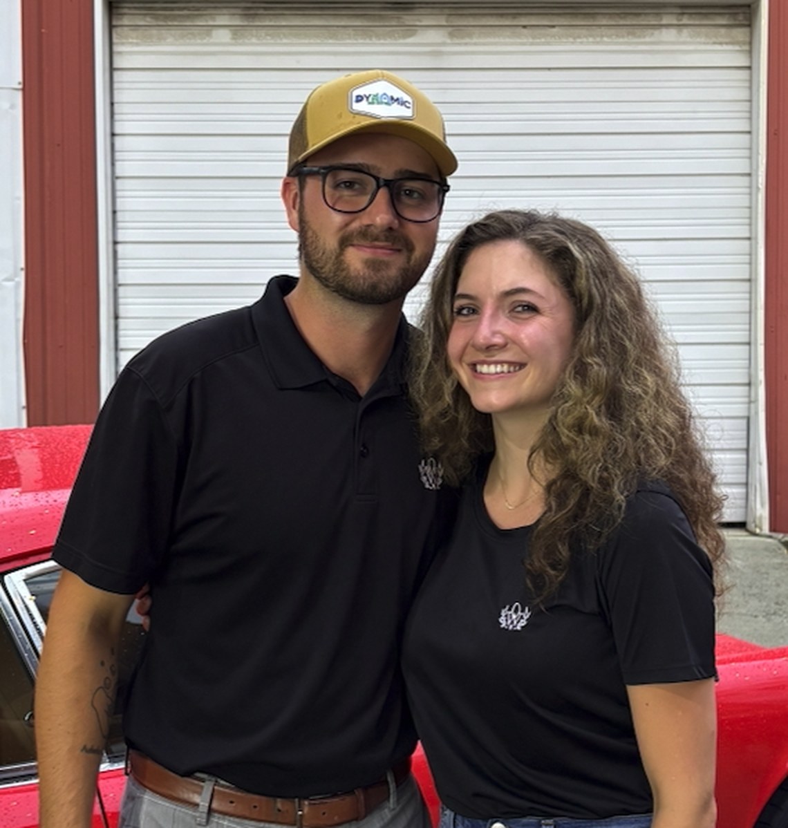 Sean Donahue, founder and owner of Oakwood Automotive, outside the studio